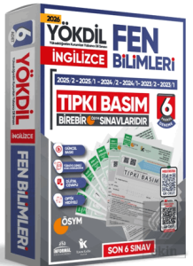 İngilizce YÖKDİL Fen Bilimleri Tıpkı Basım 6 lı Deneme