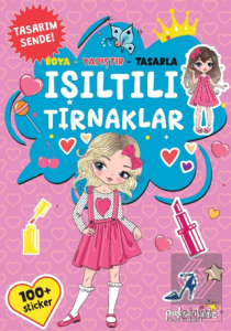Işıltılı Tırnaklar Boya-Yapıştır-Tasarla