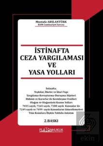 İstinafta Ceza Yargılaması Ve Yasa Yolları
