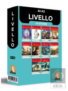 İtalyanca Hikaye 10'lu Hikaye Seti Kutu Tanıtım (A1-A2) Seviyelerinde