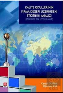 Kalite Ödüllerinin Firma Değeri Üzerindeki Etkisinin Analizi Cengiz Duran
