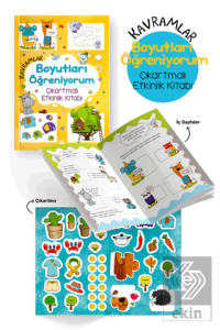 Kavramlar - Boyutları Öğreniyorum - Çıkartmalı Etkinlik Kitabı