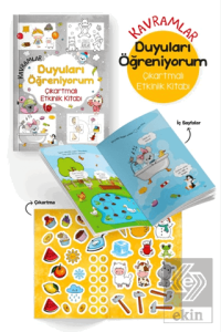 Kavramlar – Duyuları Öğreniyorum – Çıkartmalı Etkinlik Kitabı