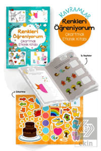 Kavramlar – Renkleri Öğreniyorum – Çıkartmalı Etkinlik Kitabı