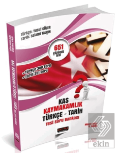 Kaymakamlık Sınavı Türkçe-Tarih Test Soru Bankası