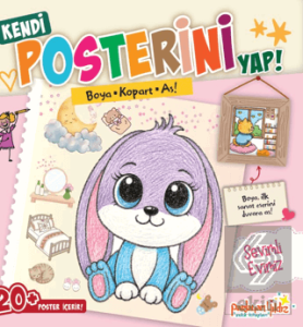 Kendi Posterini Yap! Boya Kopart As! Sevimli Evimiz