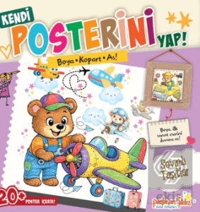 Kendi Posterini Yap! Boya Kopart As! Sevimli Taşıtlar