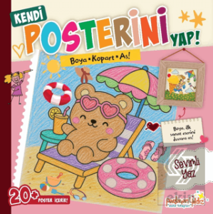 Kendi Posterini Yap! Boya Kopart As! Sevimli Yaz