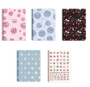 KESKİNCOLOR IŞILTILI 80 YP SPİRALLİ PP KAPAK DEFTER ÇİZGİLİ
