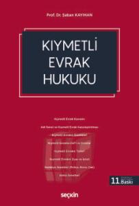 Kıymetli Evrak Hukuku