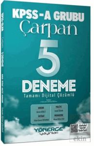 KPSS A Grubu Çarpan 5 Deneme Çözümlü