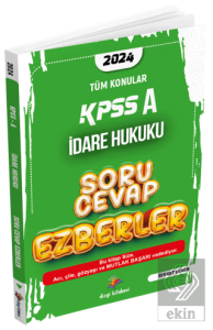 KPSS A Grubu İdare Hukuku Soru Cevap Ezberler