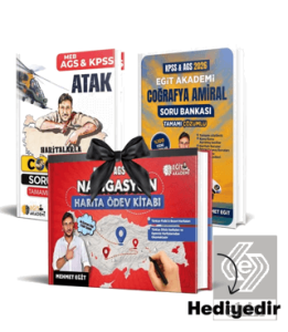 KPSS - AGS Coğrafya Soru Bankası - Ödev Kitabı Seti