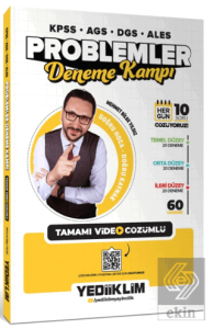 KPSS-AGS-DGS-ALES Problemler Tamamı Video Çözümlü Deneme Kampı (60 Deneme)