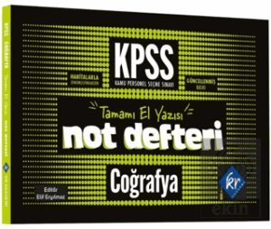 KPSS Coğrafya Konu Anlatımlı Not Defteri