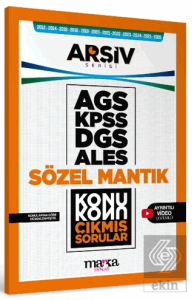 KPSS DGS ALES AGS Sözel Mantık Konu Konu Çıkmış Sorular
