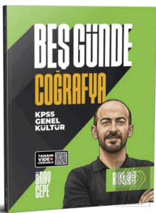 KPSS Genel Kültür Beş Günde Coğrafya Kamp Kitabı