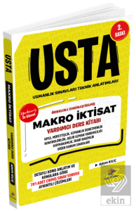 KPSS Kaymakamlık Hakimlik ve Uzmanlık Sınavları Makro İktisat USTA Yardımcı Ders Kitabı