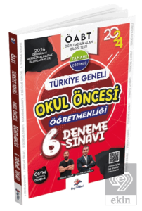 KPSS Okul Öncesi Öğretmenliği Türkiye Geneli Tamamı Çözümlü 6 Deneme Sınavı