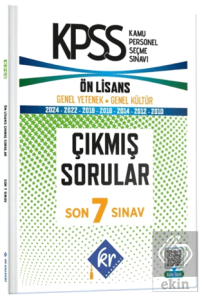 KPSS Ön Lisans ÖSYM Çıkmış Soru Tıpkı Basım Son 7 Yıl Video Çözümlü Kitapçıkları