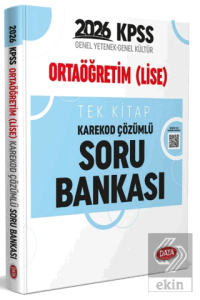 KPSS Ortaöğretim (Lise) Tek Kitap Karekod Çözümlü Soru Bankası