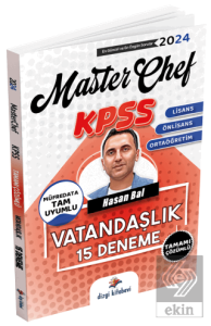 KPSS Vatandaşlık Master Chef 15 Deneme Çözümlü