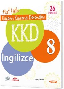 Kurmay ELT 8. Sınıf İngilizce KKD Haftalık Kazanım Kavrama Denemeleri