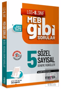 LGS 8. Sınıf MEB Gibi Sorular Fasiküller Halinde 5 Sözel ve Sayısal Deneme