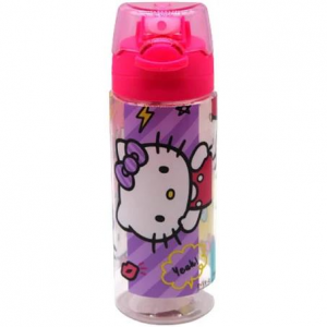 Lisanslı Hello Kitty Plastik Matara 500 ML