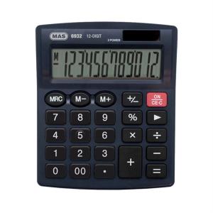 MAS HESAP MAKİNESİ 6932 SİYAH