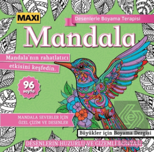Maxi Mandala Desenlerle Boyama Terapisi 13