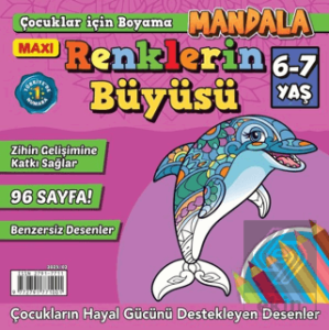 Maxi Renklerin Büyüsü Çocuklar İçin Boyama 6