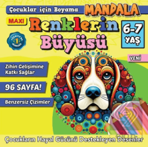 Maxi Renklerin Büyüsü Çocuklar İçin Boyama 9