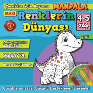 Maxi Renklerin Dünyası Çocuklar İçin Boyama 10