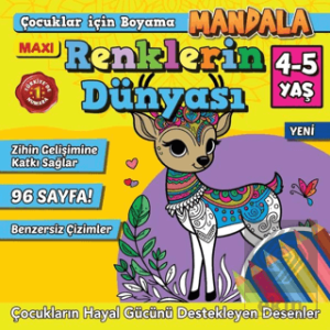 Maxi Renklerin Dünyası Çocuklar İçin Boyama 11