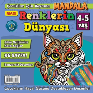 Maxi Renklerin Dünyası Çocuklar İçin Boyama 5