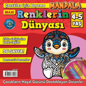 Maxi Renklerin Dünyası- Çocuklar İçin Boyama 6
