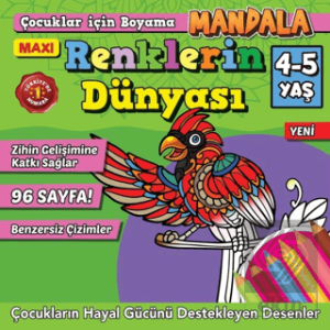 Maxi Renklerin Dünyası Çocuklar İçin Boyama 8