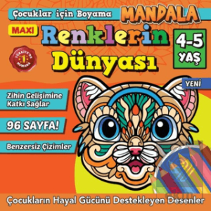 Maxi Renklerin Dünyası - Çocuklar İçin Boyama 9