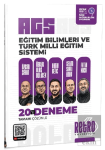 MEB-AGS Eğitim Bilimleri ve Türk Milli Eğitim Sistemi 20 Deneme Çözümlü