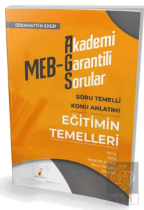 MEB - AGS Eğitimin Temelleri Soru Temelli Konu Anlatımı