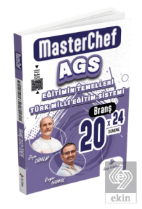 MEB-AGS Eğitimin Temelleri, Türk Milli Eğitim Sistemi MasterChef 20x24 Deneme Çözümlü