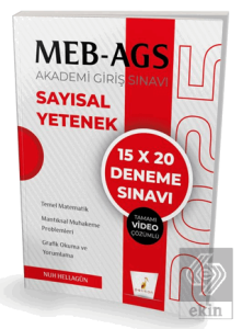 MEB - AGS Hazırlık Sayısal Yetenek 15x20 Tamamı Video Çözümlü Deneme Sınavı