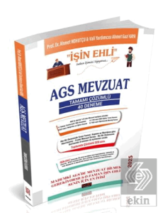 MEB AGS Mevzuat İşin Ehli Tamamı Çözümlü 40 Deneme