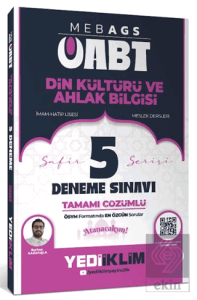 MEB AGS ÖABT Din Kültürü Ve Ahlak Bilgisi Safir Serisi Tamamı Çözümlü 5 Deneme Sınavı