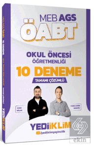 MEB AGS ÖABT Okul Öncesi Öğretmenliği Tamamı Çözümlü 10 Deneme