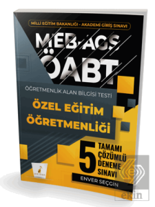 MEB-AGS ÖABT Özel Eğitim Öğretmenliği Tamamı Çözümlü 5 Deneme Sınavı