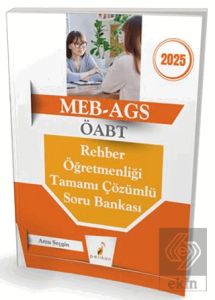 MEB - AGS ÖABT Rehber Öğretmenliği Tamamı Çözümlü Soru Bankası
