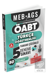MEB AGS ÖABT Türkçe Öğretmenliği Tamamı Ayrıntılı Video Çözümlü 5 Deneme Sınavı