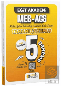 MEB-AGS Tüm Dersler 5 Deneme Çözümlü